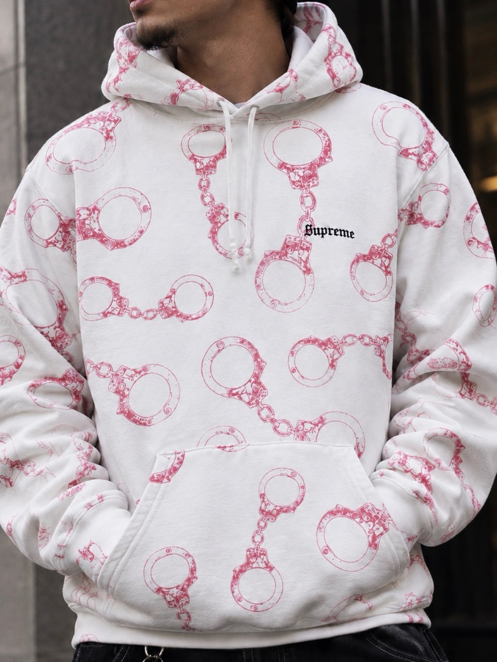 Supreme Handcuff Hoodie Graphic Pullover